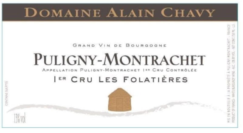 Domaine Alain Chavy, Puligny-Montrachet 1er Cru Les Folatières 2022 - 750ml