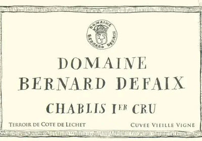 Domaine Bernard Defaix Cote de Lechet Reserve Vieille Vigne 2023 - 750ml