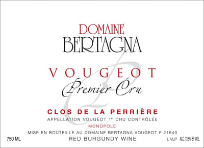 Domaine Bertagna Vougeot Clos de la Perrière 2018 - 750ml