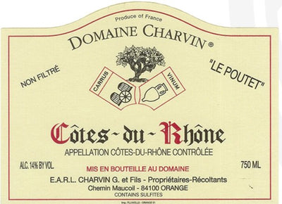 Domaine Charvin 'Le Poutet' Cotes du Rhone 2022 - 750ml