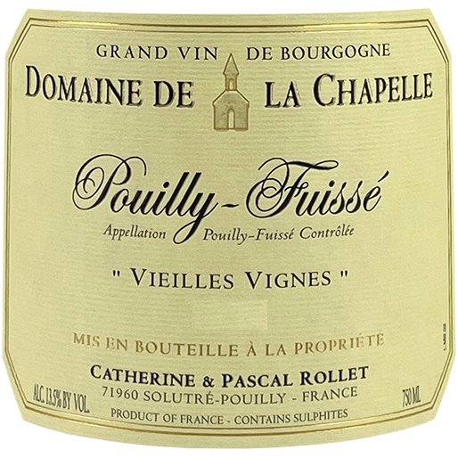 Domaine de la Chapelle Pouilly-Fuisse Vieilles Vignes 2022 - 750ml