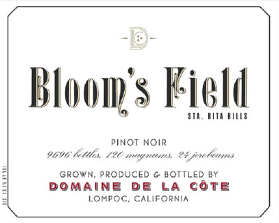 Domaine de La Cote 'Bloom's Field' Pinot Noir 2022 - 750ml