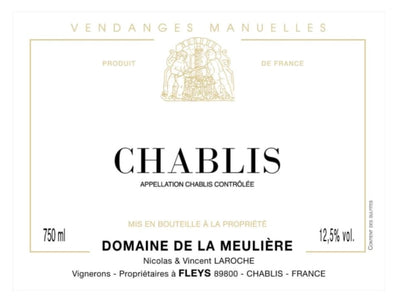 Domaine de la Meuliere Chablis 2022 - 750ml