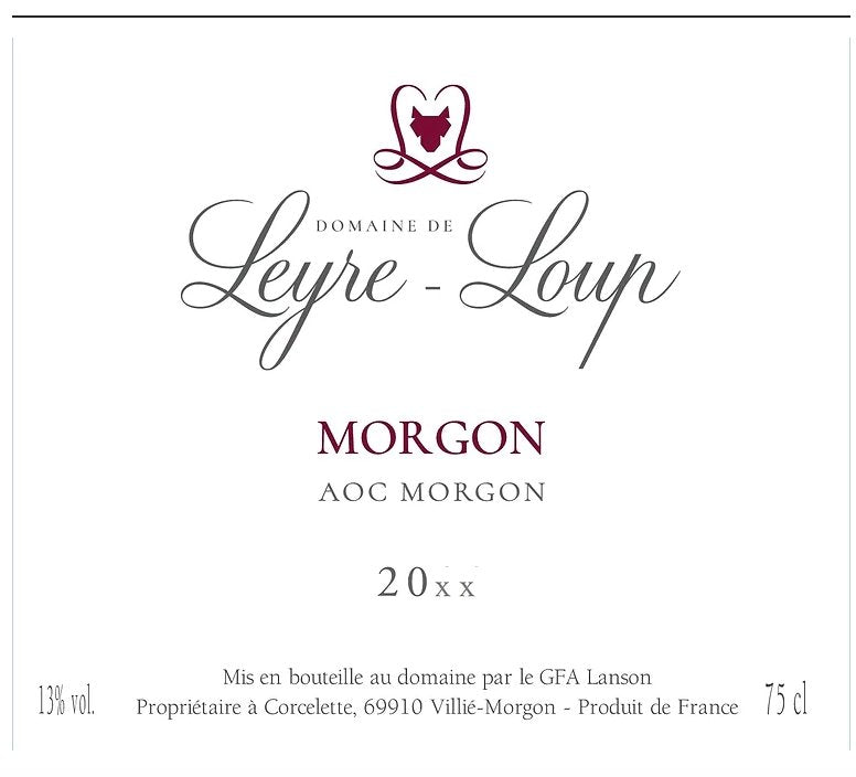 Domaine de Leyre-Loup Morgon 2019 - 750ml