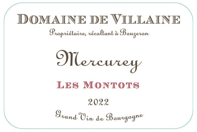 Domaine de Villaine 'Les Montots' Mercurey 2022 - 750ml