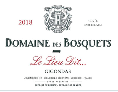Domaine des Bosquets Gigondas Lieu Dit 2018 - 750ml