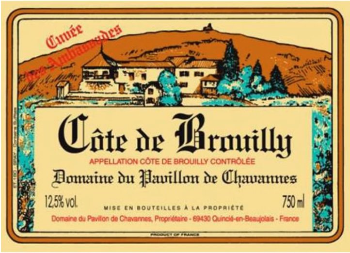 Domaine du Pavillon de Chavannes Côte de Brouilly Cuvee des Ambassades 2022 - 750ml