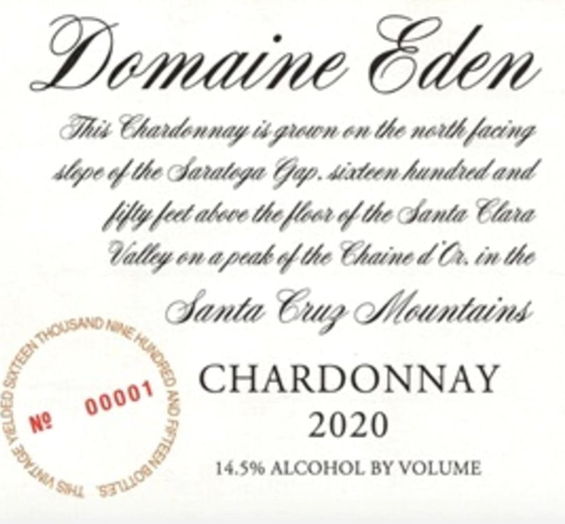 Domaine Eden Chardonnay 2020 - 750ml