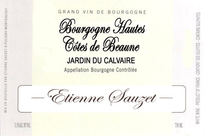 Domaine Etienne Sauzet 'Jardin du Calvaire' Bourgogne Blanc 2022 - 750ml