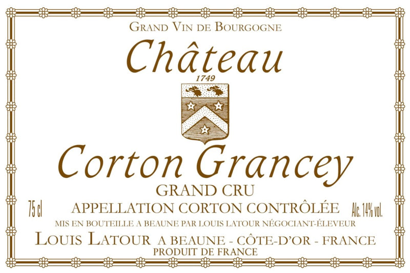 Domaine Louis Latour Chateau Corton Grancey Grand Cru 2019 - 750ml