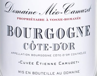 Domaine Meo-Camuzet Bourgogne Cote-D’Or Cuvee Etienne Camuzet 2022 - 750ml