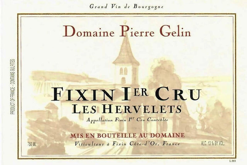 Domaine Pierre Gelin Fixin 1er Les Hervelets 2020 - 750ml