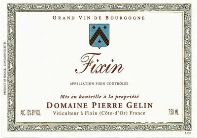 Domaine Pierre Gelin Fixin Rouge 2020 - 750ml