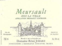Domaine Remi Jobard Meursault Sous la Velle 2021 - 750ml