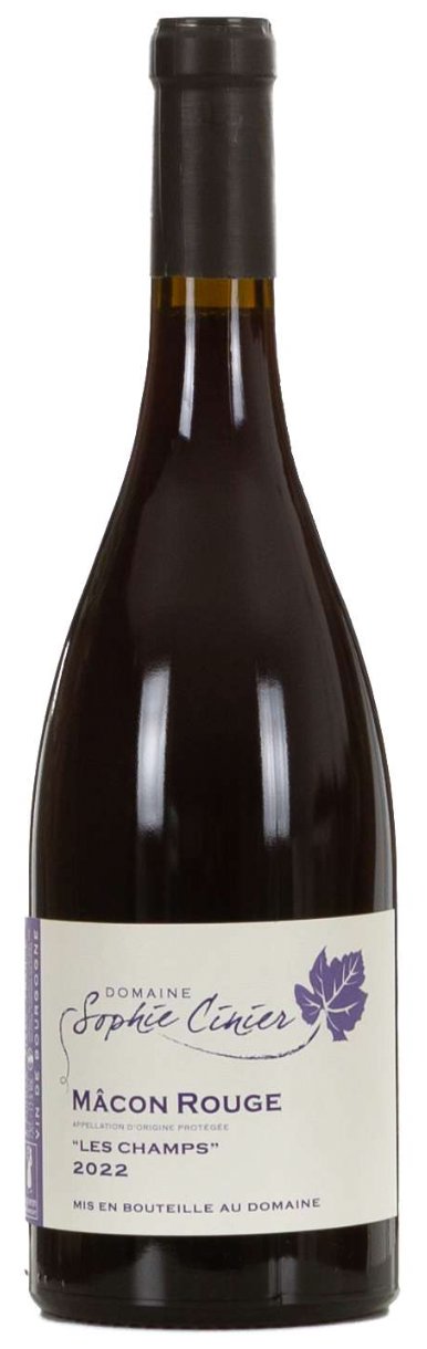 Domaine Sophie Cinier 'Les Champs' Macon Rouge 2022 - 750ml