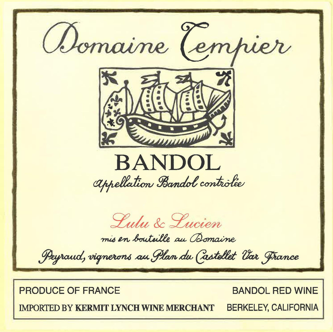 Domaine Tempier Bandol Rouge 'Lulu & Lucien' 2023 - 750ml