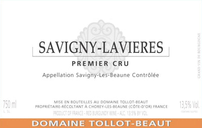 Domaine Tollot-Beaut Savigny Lavieres 1er Cru 2021 - 750ml