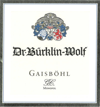 Dr. Burklin Wolf Gaisböhl 'GC Monopole' Riesling 2020 - 750ml