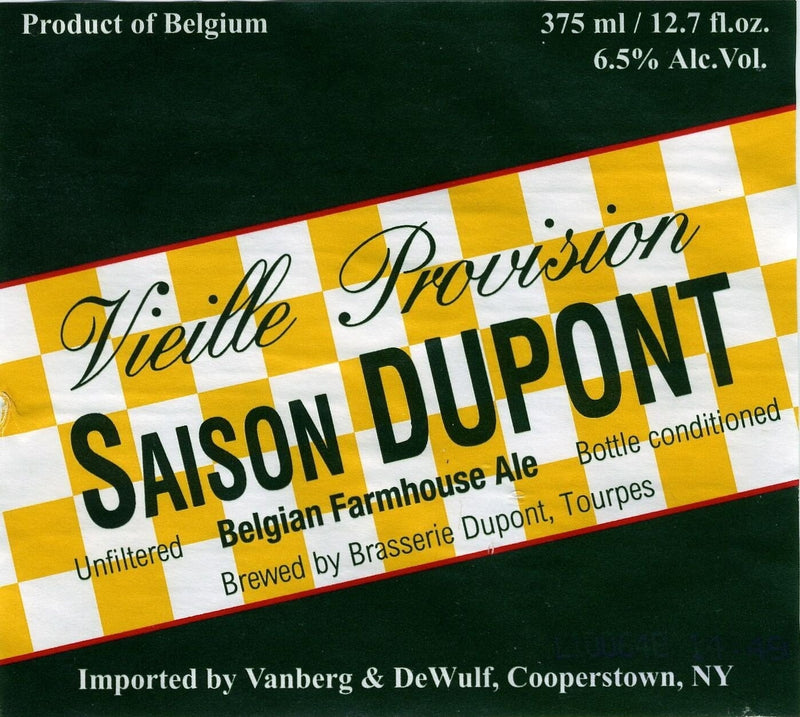 Dupont Saison Dupont Vieille Provision Belgian Farmhouse Ale - 1btl