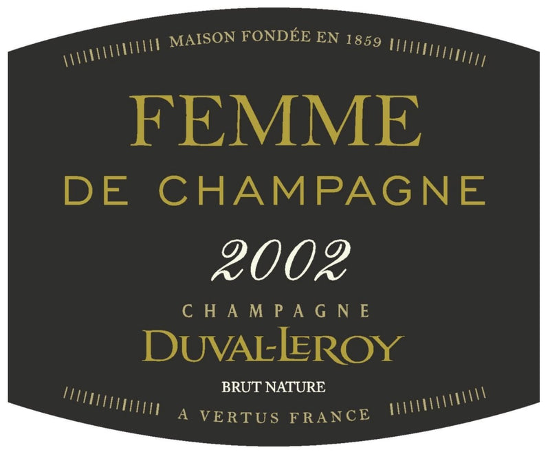 Duval-Leroy Femme de Champagne Brut Nature 2002 - 750ml