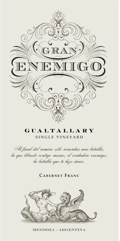 El Enemigo Gran Enemigo 'Gualtallary' Single Vineyard 2021 - 750ml