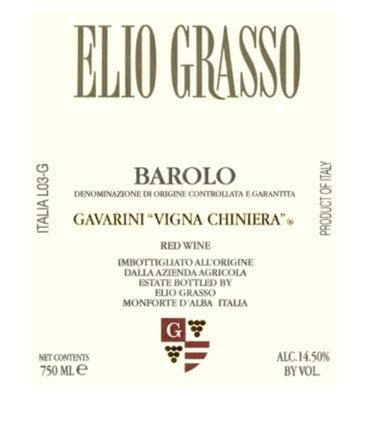 Elio Grasso Gavarini Vigna Chiniera Barolo 2019 - 750ml