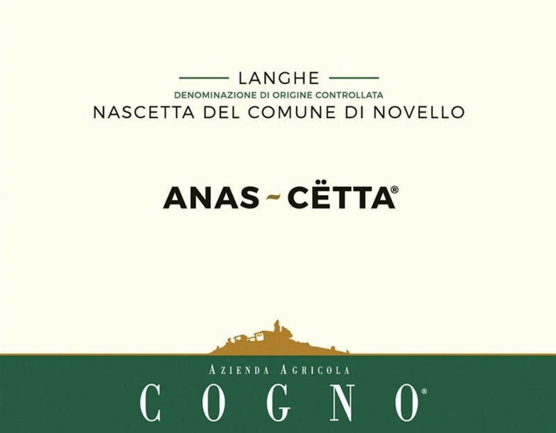 Elvio Cogno Anas-Cetta Nascetta di Novello 2021 - 750ml