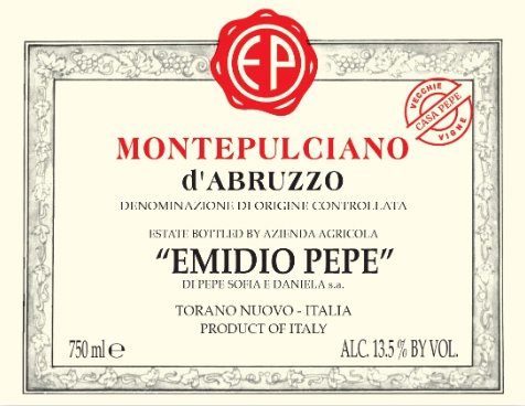 Emidio Pepe Montepulciano d&