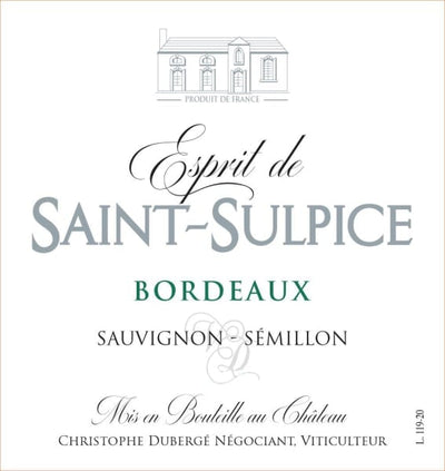 Esprit De Saint Sulpice Bordeaux Blanc 2021 - 750ml