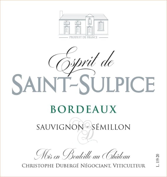 Esprit De Saint Sulpice Bordeaux Blanc 2021 - 750ml