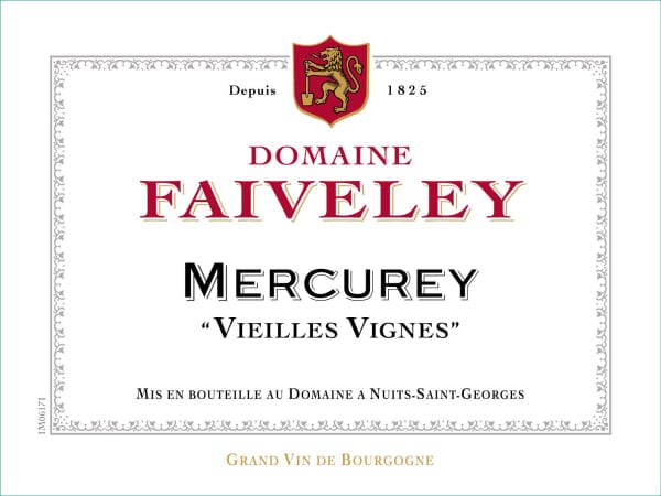 Faiveley Mercurey Vieilles Vignes Rouge 2021 - 750ml