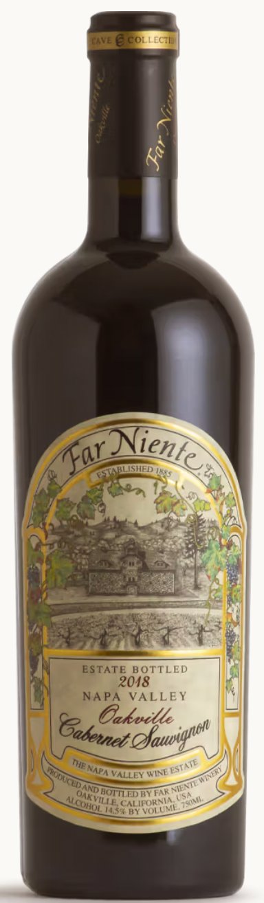 Far Niente Cave Collection Napa Valley Cabernet Sauvignon 2018 - 750ml