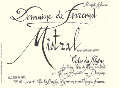Ferrand Cotes du Rhone Classique Mistral 2022 - 75oml