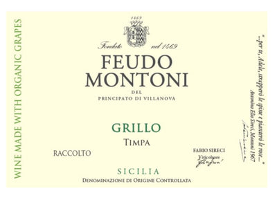 Feudo Montoni Grillo della Timpa 2022 - 750ml