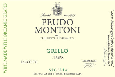 Feudo Montoni Grillo 'Timpa' 2023 - 750ml