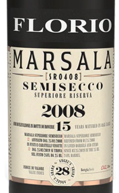 Florio Marsala Semisecco Riserva 2008 - 750ml