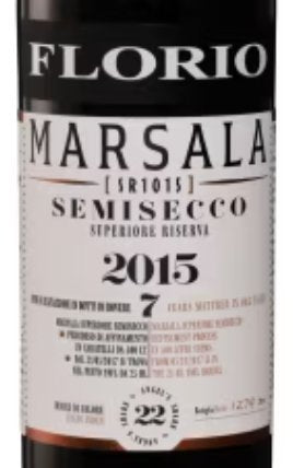Florio Marsala Superiore Riserva Semisecco 2015 - 750ml