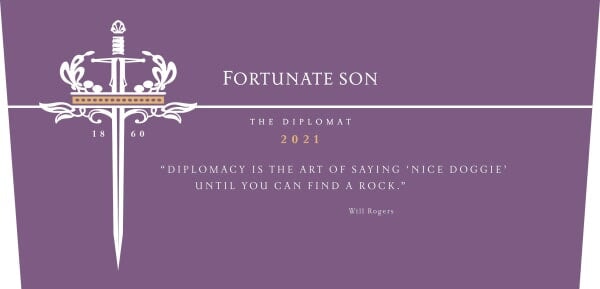 Fortunate Son The Diplomat Napa Valley Proprietary Red Blend 2021 - 750ml