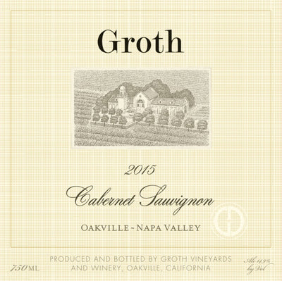 Groth Cabernet Sauvignon 2015 - 750ml