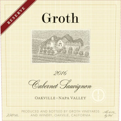 Groth Reserve Cabernet Sauvignon Oakville 2016 - 750ml