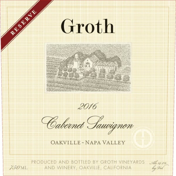 Groth Reserve Cabernet Sauvignon Oakville 2016 - 750ml