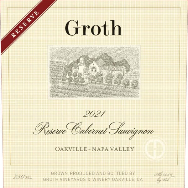 Groth Reserve Cabernet Sauvignon Oakville 2021 - 750ml