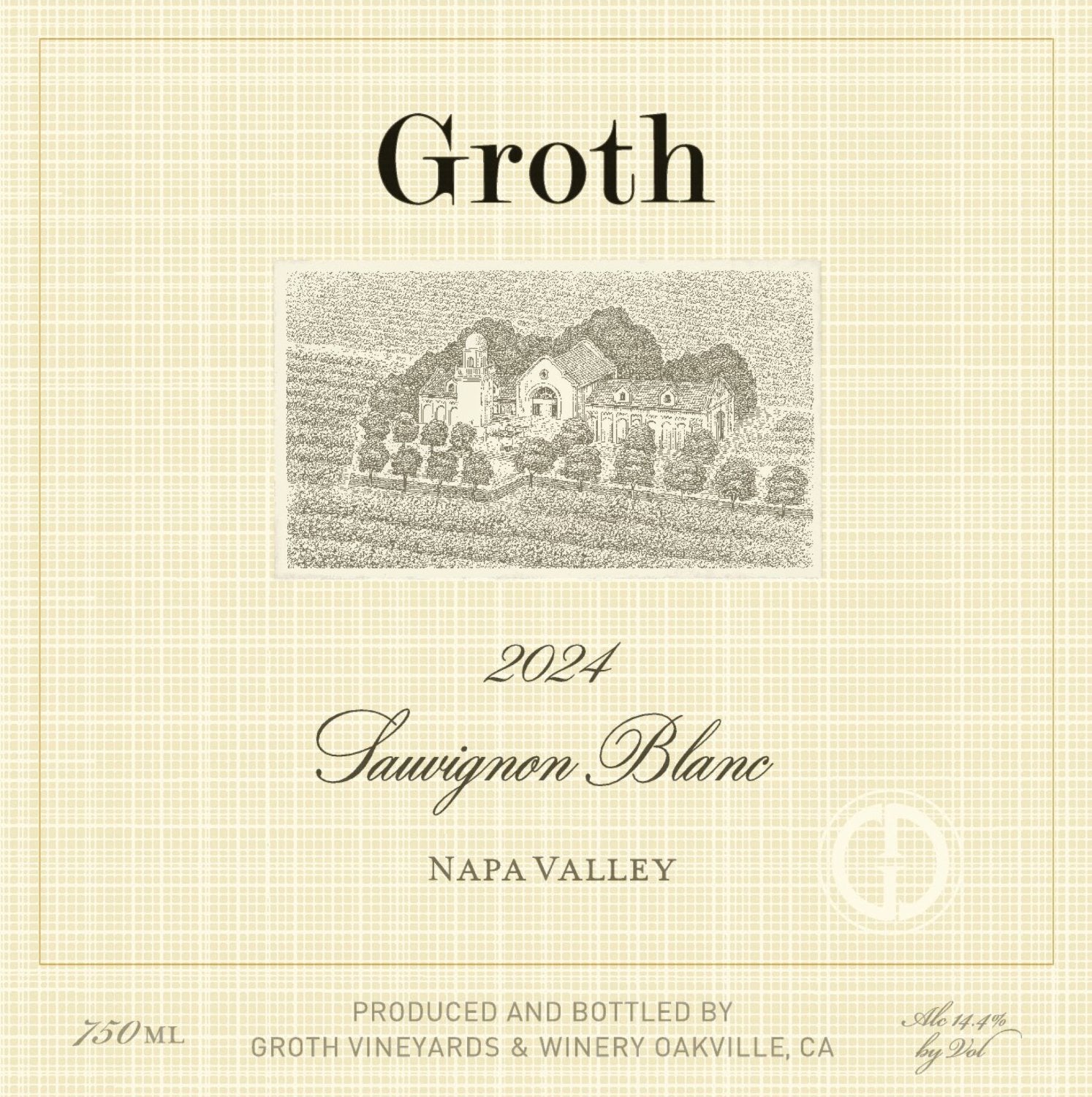 Groth Sauvignon Blanc 2024 - 750ml