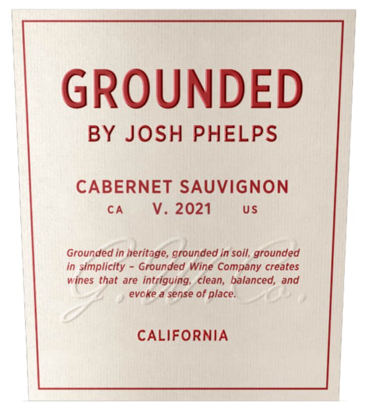 Grounded by Joseph Phelps Cabernet Sauvignon 2021 - 750ml