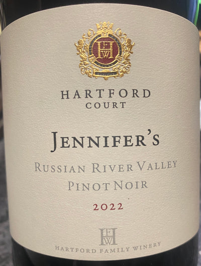 Hartford Court Jennifer's Russian River Pinot Noir 2022 - 750ml