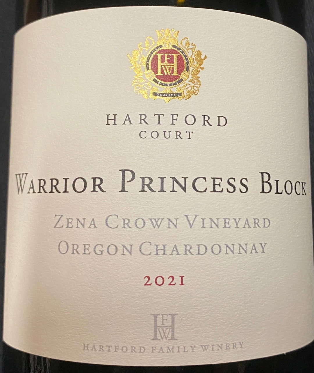 Hartford Court 'Warrior Princess' Zena Crown Chardonnay 2021