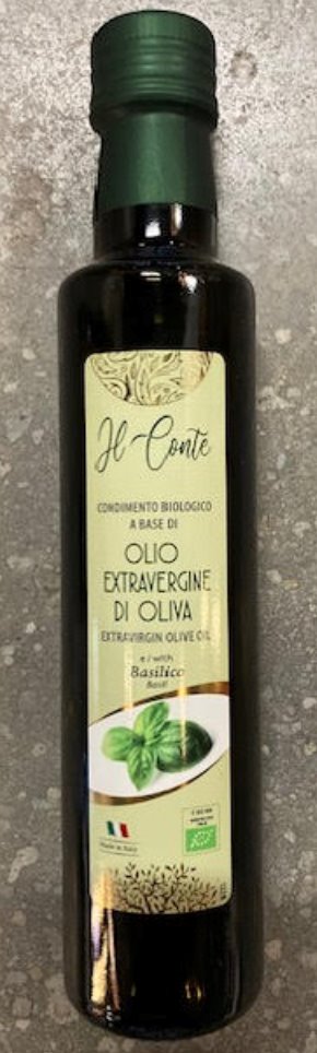 IL Conte Basil Infused Extra Virgin Olive Oil - 250ml