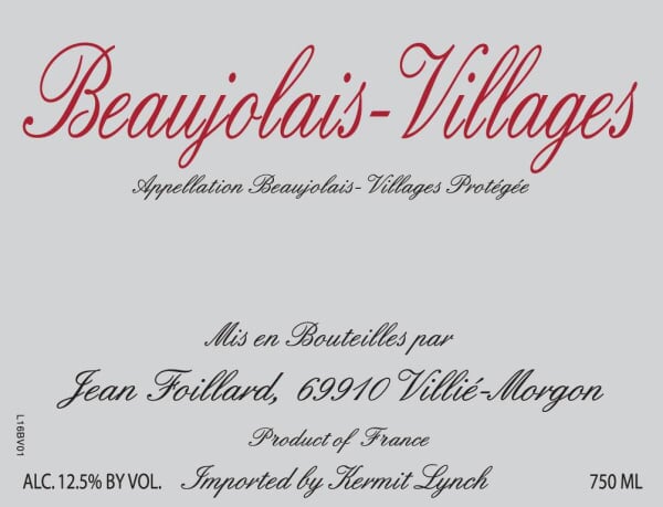 Jean Foillard Beaujolais Villages 2022 - 750ml