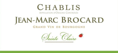 Jean-Marc Brocard Sainte Claire Chablis 2022 - 375ml