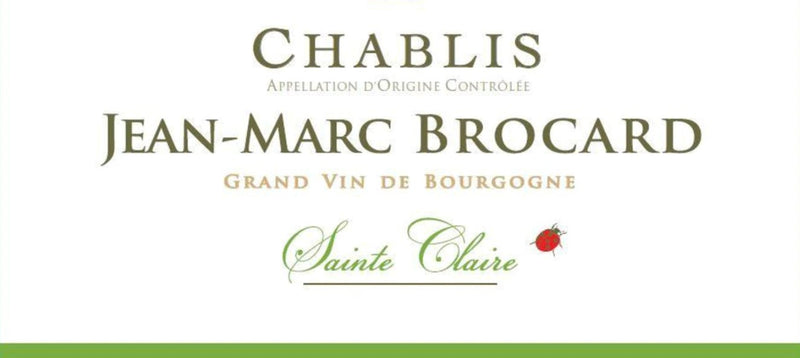 Jean-Marc Brocard Sainte Claire Chablis 2022 - 375ml